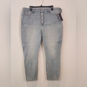 Women's Stretch High Rise Light Blue Jeans
